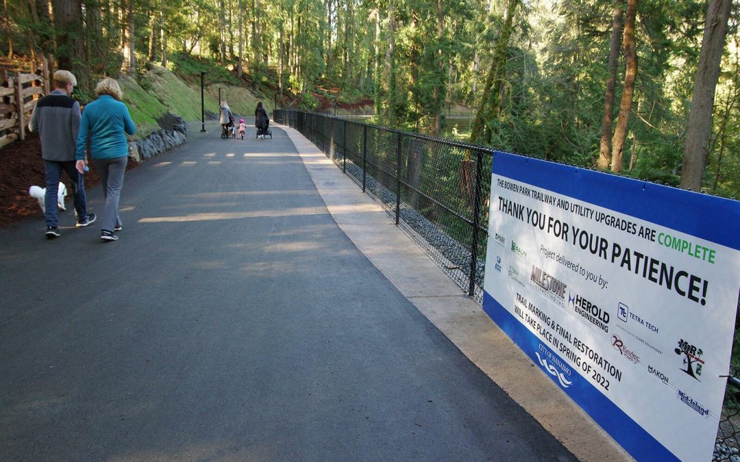 Nanaimo’s upgraded Bowen Park Trail