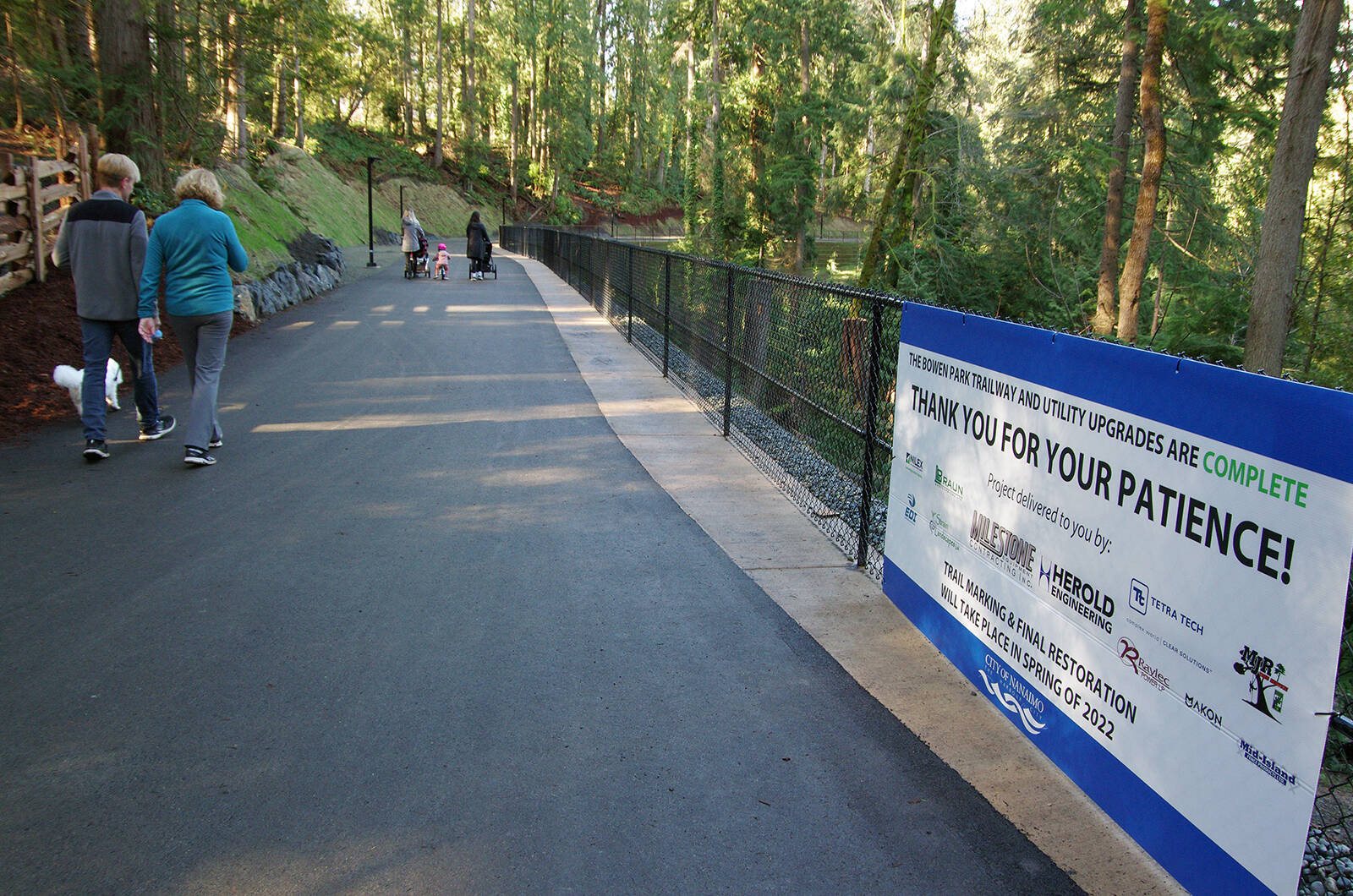 Nanaimo’s upgraded Bowen Park Trail