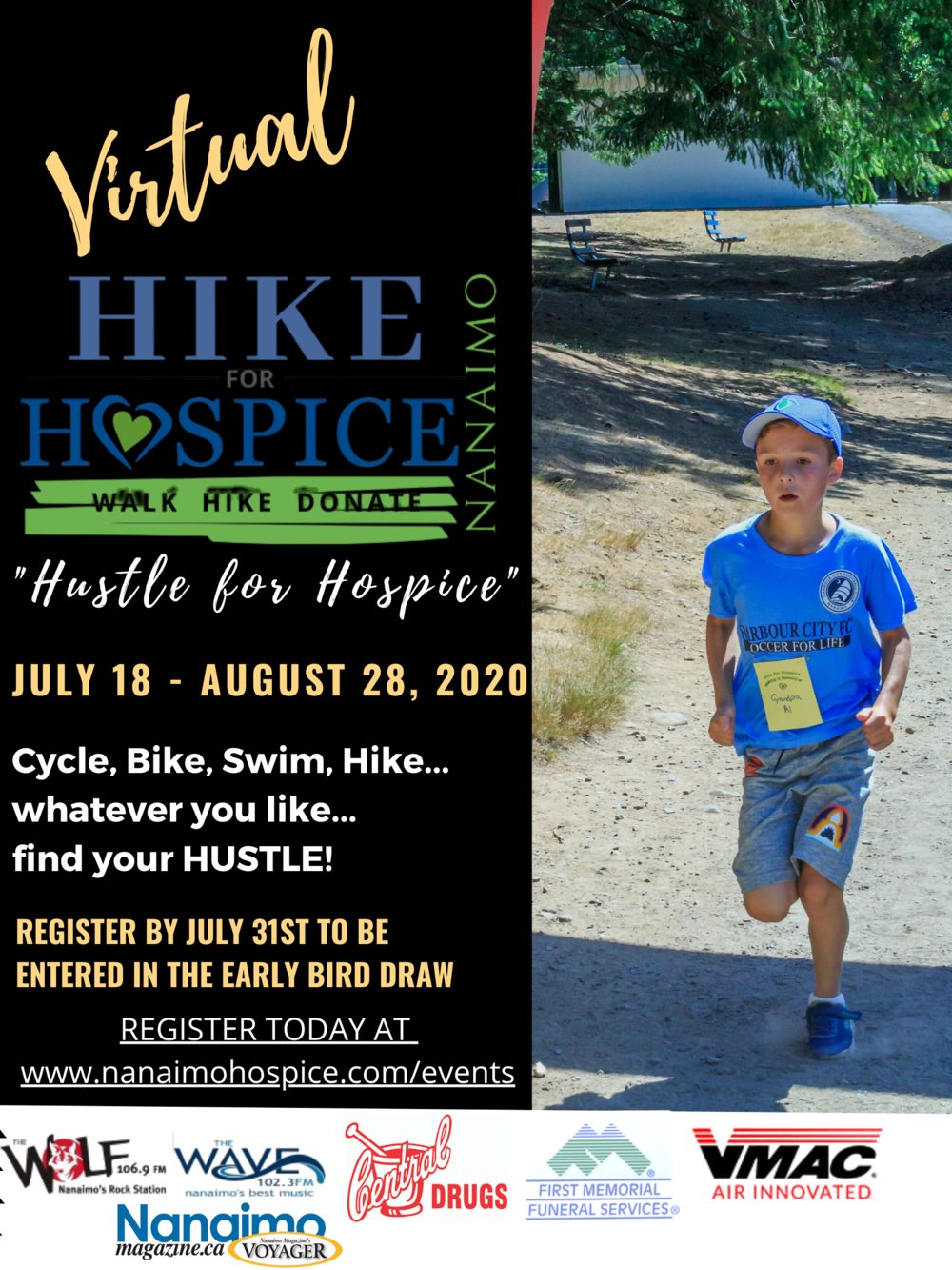 Nanaimo Hike for Hospice – Virtual Event Raises over $33,000