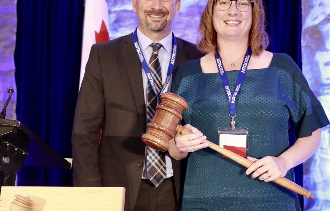 Congratulations to Sarah Campden on being named President of ASTTBC
