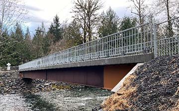 Little Qualicum River Pedestrian Bridge